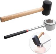 🥥 yiephiot young coconut opener tools with hammer, easy & safe to open, food grade stainless steel coconut opener set, rubber mallet with handle - improved seo logo