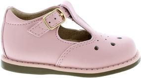 img 2 attached to Девичьи туфли Harper T Strap Apple от FOOTMATES - стильные балетки для девочек