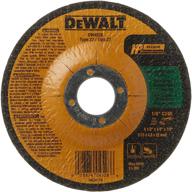 🪚 dewalt 4-1/2 inch cut off wheel for concrete/masonry, 4-1/2x1/8x7/8 (dw4528) logo