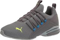 puma mens axelion running black high sports & fitness logo