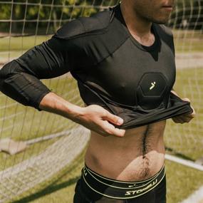 img 3 attached to 👕 SEO-Optimized: Storelli Unisex Men's Bodyshield Goalkeeper 3/4 Undershirt