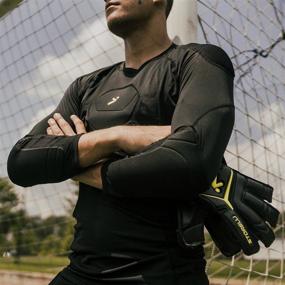 img 1 attached to 👕 SEO-Optimized: Storelli Unisex Men's Bodyshield Goalkeeper 3/4 Undershirt