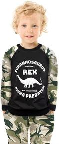 img 2 attached to 🦖 Durable ZukoCert Boys Sweatshirt: Comfy Cotton Dinosaur Pullover for Winter, Long Sleeve - Ages 3-10T