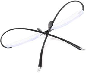 img 4 attached to FEISEDY Rimless Reading Glasses Anti Blue