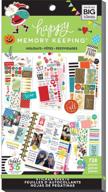 📅 me &amp; my big ideas sticker value pack for big planner - the happy planner scrapbooking supplies - holidays theme - multi-color - 30 sheets, 738 stickers total logo