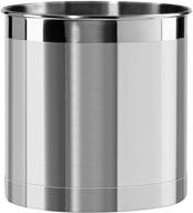 🍴 stainless steel jumbo utensil crock, oggi steel holder - 7 inch logo