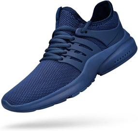 img 4 attached to 👟 Feetmat Sneakers: Lightweight and Breathable Running Shoes