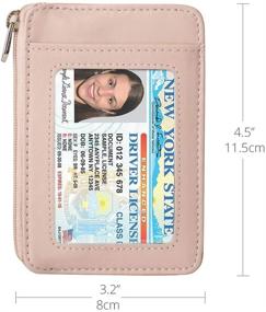 img 3 attached to Ultimate RFID Blocking Sleeves: Slim Front Pocket Leather Wallet for Unisex