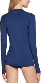 img 3 attached to Stay Stylish & Protected: Discover ATHLIO Women's Sleeve Surfing Swimsuit Collection