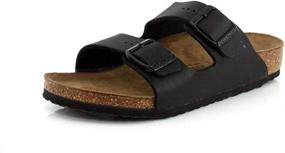 img 4 attached to Birkenstock Arizona Birko Flo Birko Flor Sandals Boys' Shoes : Sandals