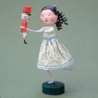 🎄 lori mitchell clara with nutcracker: a delightful holiday figurine! logo