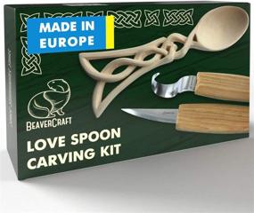 img 4 attached to 🔪 BeaverCraft Spoon Carving Kit for Adults and Teens - Wood Carving Hobby Set with DIY04 Woodworking Tools - Whittling Knives and Hook Knife - Spoon Carving Tools for Beginners