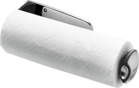 img 3 attached to Sleek Stainless Steel Wall Mount Paper 🧻 Towel Holder by simplehuman: Organize and Display with Style