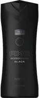 🚿 axe black body wash 16 oz - pack of 4 bottles logo