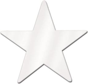 img 1 attached to 🌟 Beistle 72-Piece Foil Star Cutouts: Sparkling 5-Inch Decorations for Parties and Events