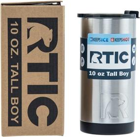 img 2 attached to 🥤 RTIC 6 Tallboy: 10 oz Stainless Steel Vacuum Insulated - Top Benefits & Features