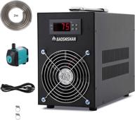 🐠 baoshishan 50l aquarium chiller: efficient water cooling solution for 13gal fish tanks with temperature probe and pump logo