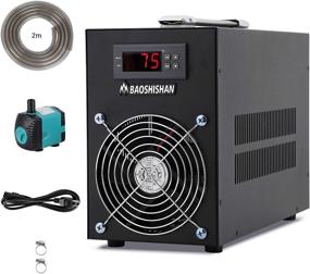 img 4 attached to 🐠 BAOSHISHAN 50L Aquarium Chiller: Efficient Water Cooling Solution for 13gal Fish Tanks with Temperature Probe and Pump