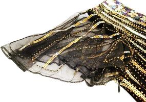 img 1 attached to 💃 Retro Glamour with Gatsby Vintage Sequin Flapper Accessories: The Perfect Finishing Touch for Women's Clothing