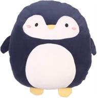 🐧 soft penguin anime plush pillow - adorable stuffed animal plushie toy, kawaii room decor & christmas gift for women, kids, birthday logo