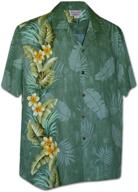 pacific legend tropical plumeria 444 3970 sage xl men's clothing in shirts logo