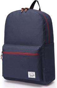 img 4 attached to 🎒 Lightweight Water-Resistant Rucksack Backpack with Laptop Compartment