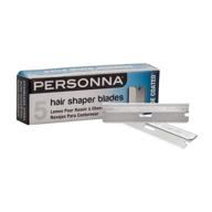 enhanced personna hair shaper blades with 25% sharper technology - 5 blades sr-pe602151 logo