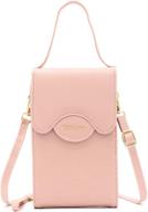 👜 belsmi 2021 leather cell phone crossbody bag: stylish & roomy messenger shoulder bag for women logo