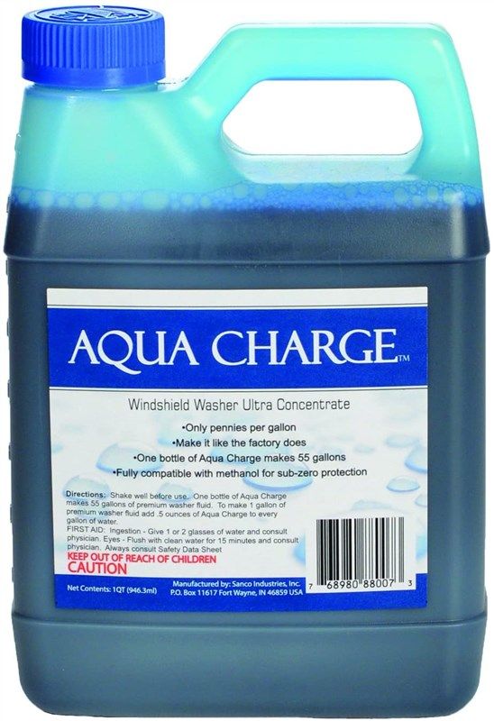 Gunk M506 Concentrated Windshield Washer Solvent with Ammonia - 6 fl. oz.,  Blue