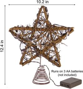 img 1 attached to Twinkle Star Christmas Treetop Decorations