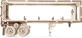 img 1 attached to UGEARS Trailer Heavy Self Assembling Wooden: The Ultimate High-Quality Model for DIY Enthusiasts