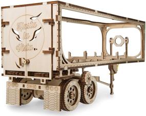 img 4 attached to UGEARS Trailer Heavy Self Assembling Wooden: The Ultimate High-Quality Model for DIY Enthusiasts