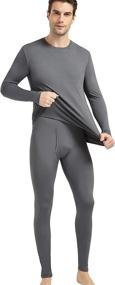 img 3 attached to 🧥 Starlemon Men's Ultra Soft Fleece-Lined Thermal Winter Base Layers Long Johns Set - Premium Thermal Underwear