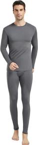 img 4 attached to 🧥 Starlemon Men's Ultra Soft Fleece-Lined Thermal Winter Base Layers Long Johns Set - Premium Thermal Underwear