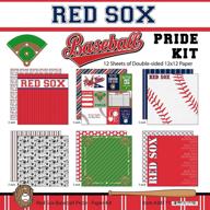 scrapbook customs red pride baseball logo