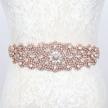 rhinestone applique wedding bridal crystal women's accessories in belts logo