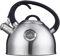 🍵 hohscheid 2.6l stainless steel whistling tea kettle with soft handle: stovetop tea pot for effortless brewing логотип