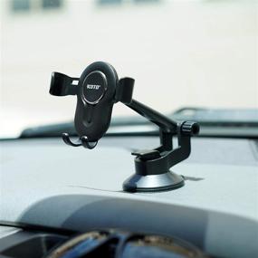 img 3 attached to Windshield Dashboard Universal Compatible Smartphones