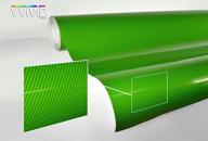 🔋 high gloss vvivid green carbon fiber vinyl wrap - twill weave finish | 1ft x 5ft roll with air release, adhesive film, and decal sheet logo