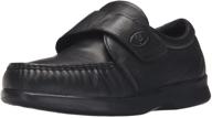 👞 propet men's black pucker strap shoe логотип