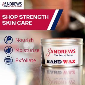 img 3 attached to 👐 3 Andrews - Ultimate Hand Care Bundle: Hand Wax, Beeswax Salve, & Moisturizer (7oz)