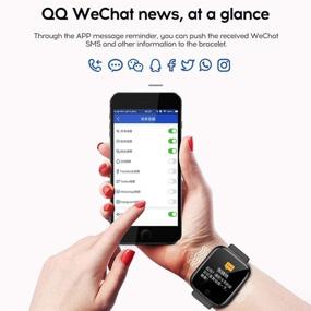 img 2 attached to 📱 PARESI Y68 Bluetooth Smart Watch - 1.3" Screen, IP68 Waterproof, Pedometer, Remote Camera Control, Step Counter - Compatible with iPhone Samsung Android iOS Apple (Black)