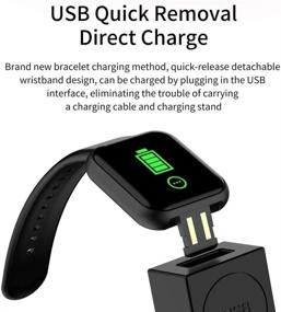 img 1 attached to 📱 PARESI Y68 Bluetooth Smart Watch - 1.3" Screen, IP68 Waterproof, Pedometer, Remote Camera Control, Step Counter - Compatible with iPhone Samsung Android iOS Apple (Black)