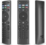 📱 gvirtue xrt140 universal replacement remote control for vizio lcd led qled hd 4k uhd hdr smartcast smart tvs - compatible with d-series, e-series, m-series, p-series, v-series remotes logo