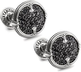 img 4 attached to Konstantino Sterling Silver Spinel Cufflinks