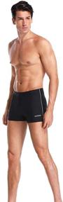 img 3 attached to Mens Swimming Shorts L Black