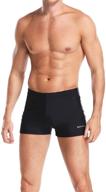 mens swimming shorts l black logo