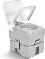 yitahome portable toilet 3.96 gallon: travel rv potty with t-type water outlets, anti-leak handle water pump & rotating spout - perfect for camping, boating, hiking & trips logo