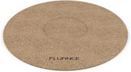 fluance turntable cork platter mat logo