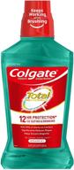 colgate total pro-shield alcohol free mouthwash: spearmint freshness in 500ml/16.9 fl oz bottles logo